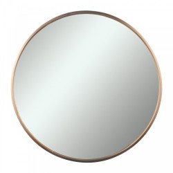 700x700x40mm Rose Gold Stainless Steel Framed Round Wall Mirror with Brackets 700x700x40mm Rose Gold Stainless Steel Framed Round Wall Mirror with Brackets